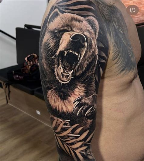 big bear tattoo|More.